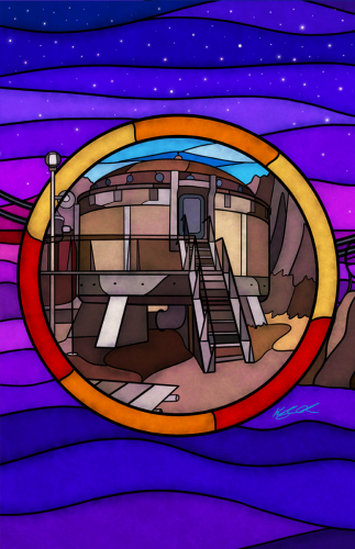 Stained glass - Riven - Boiler Island