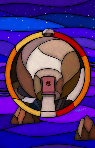 Stained glass - Riven - Jungle Island